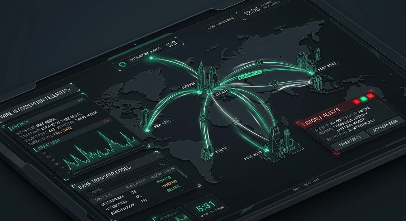 Bank Wire Interceptions & SWIFT Disputes